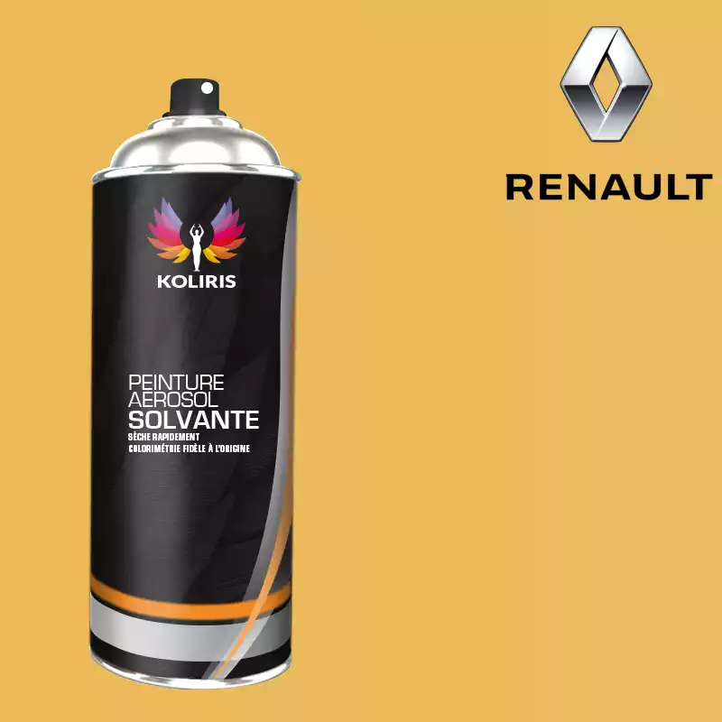 Bombe de peinture voiture solvant Renault 400ml