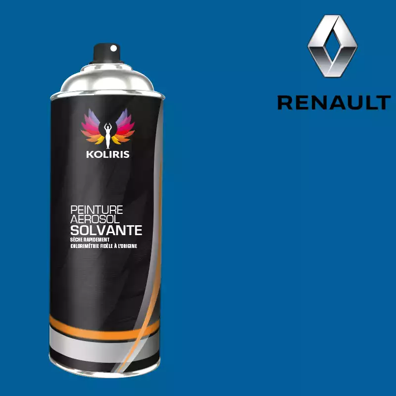 Bombe de peinture voiture solvant Renault 400ml