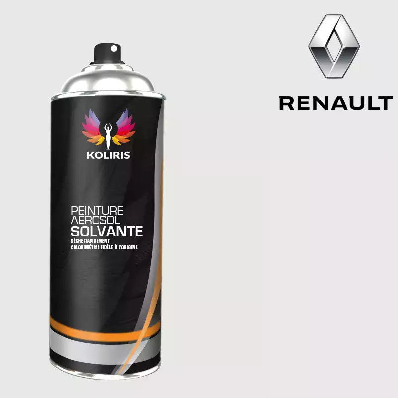 Bombe de peinture voiture solvant Renault 400ml