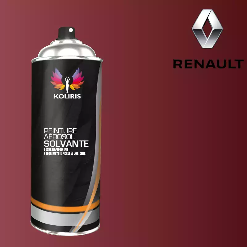 Bombe de peinture voiture solvant Renault 400ml