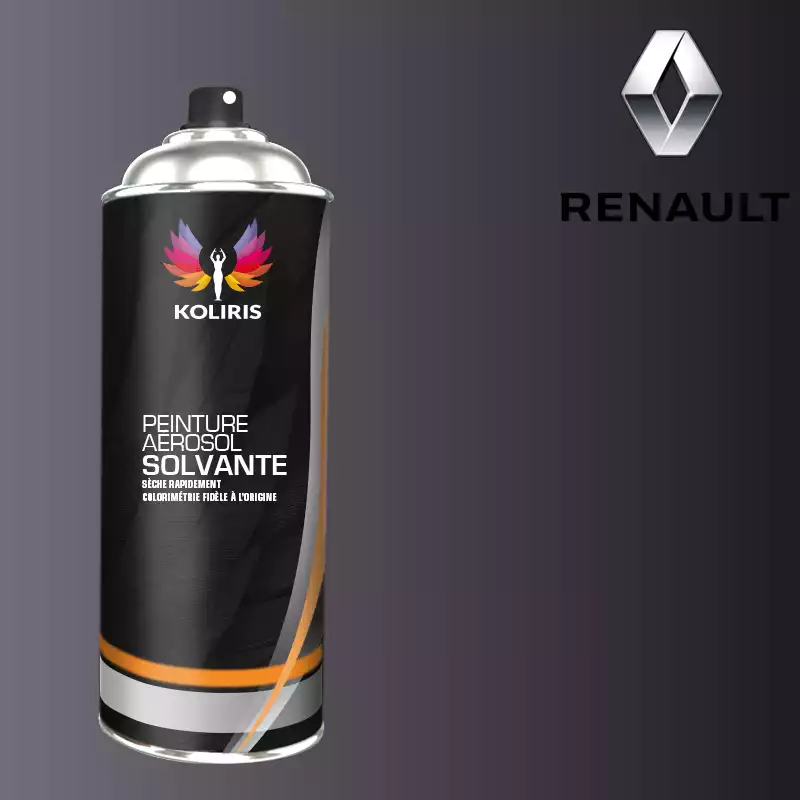 Bombe de peinture voiture solvant Renault 400ml