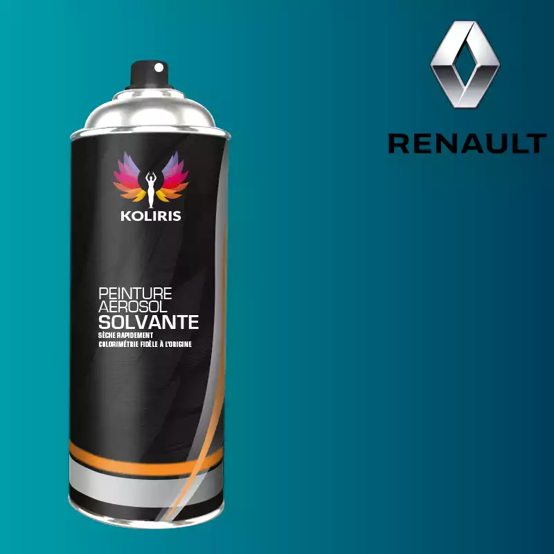 Bombe de peinture voiture solvant Renault 400ml