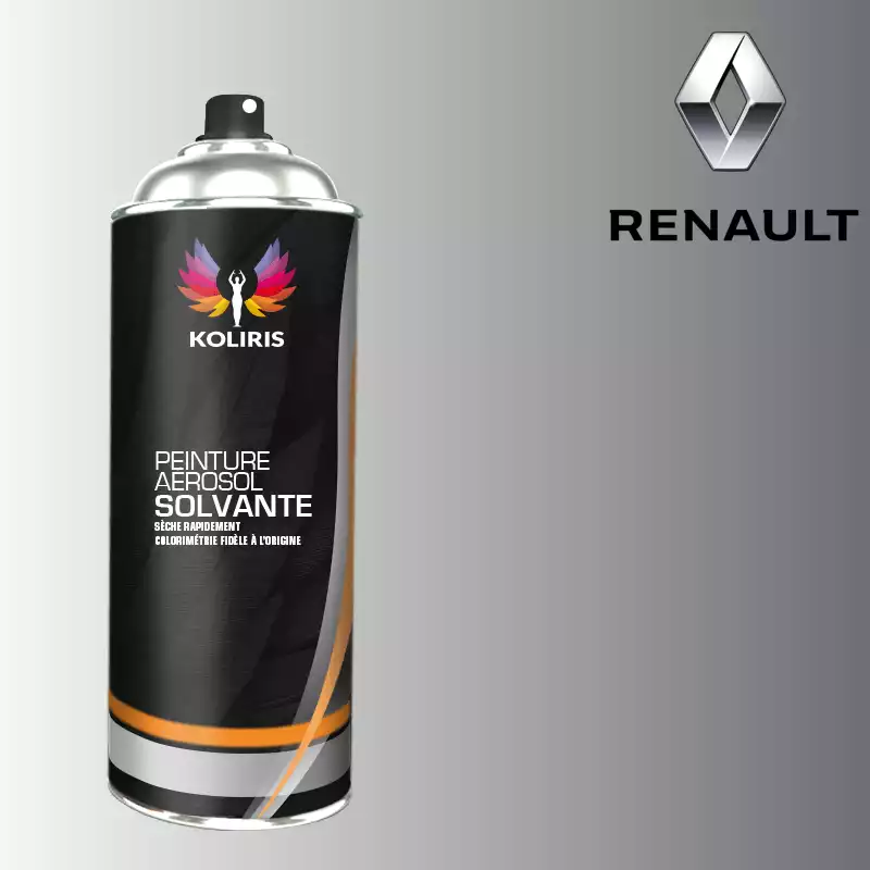 Bombe de peinture voiture solvant Renault 400ml