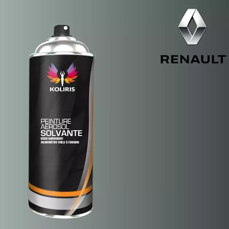 Bombe de peinture voiture solvant Renault 400ml