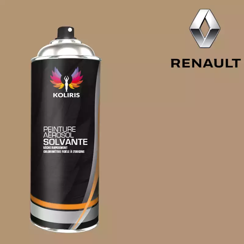 Bombe de peinture voiture solvant Renault 400ml