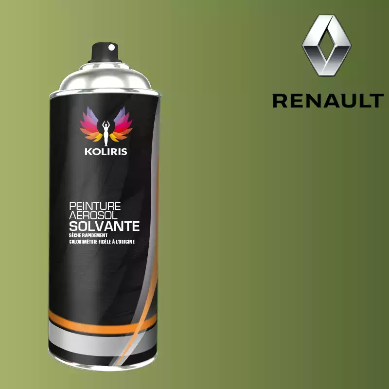 Bombe de peinture voiture solvant Renault 400ml