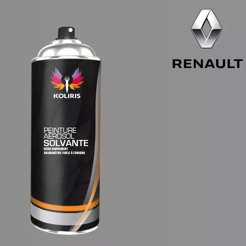 Bombe de peinture voiture solvant Renault 400ml