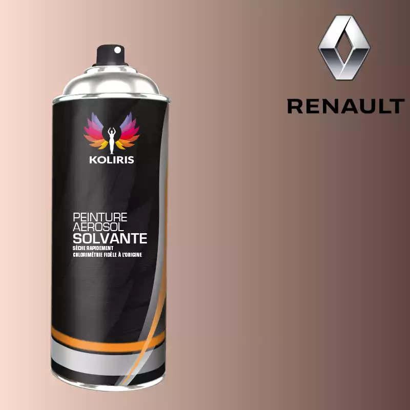 Bombe de peinture voiture solvant Renault 400ml