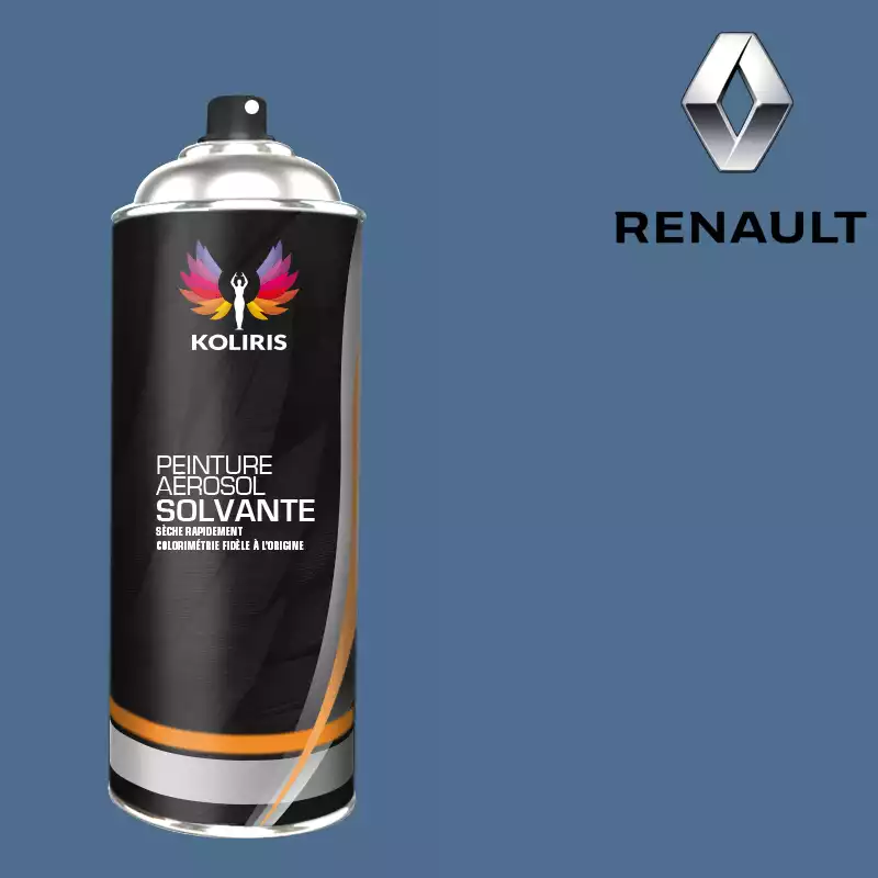 Bombe de peinture voiture solvant Renault 400ml