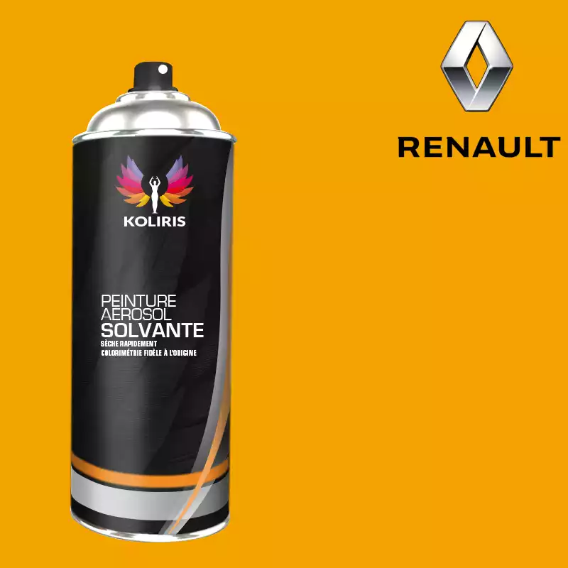 Bombe de peinture voiture solvant Renault 400ml