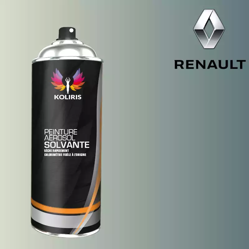 Bombe de peinture voiture solvant Renault 400ml