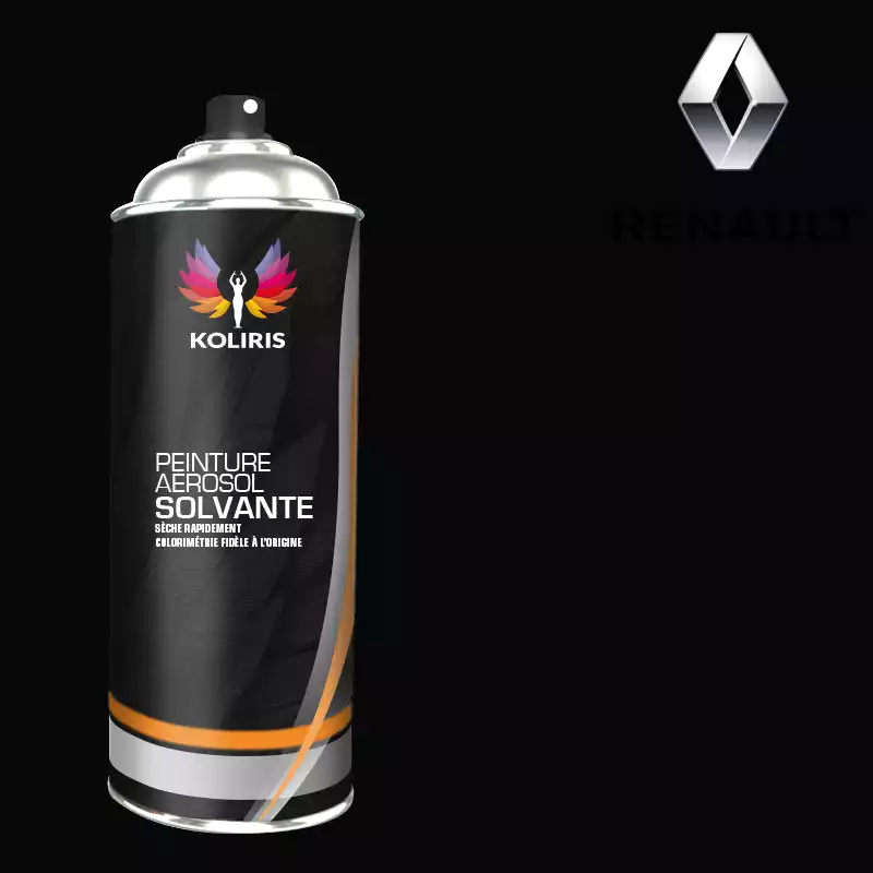 Bombe de peinture voiture solvant Renault 400ml