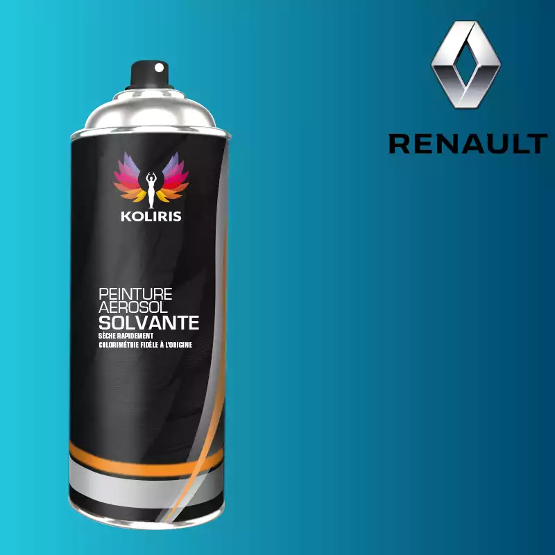 Bombe de peinture voiture solvant Renault 400ml