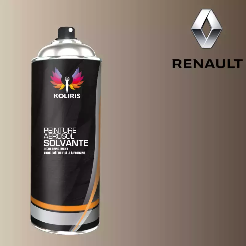 Bombe de peinture voiture solvant Renault 400ml