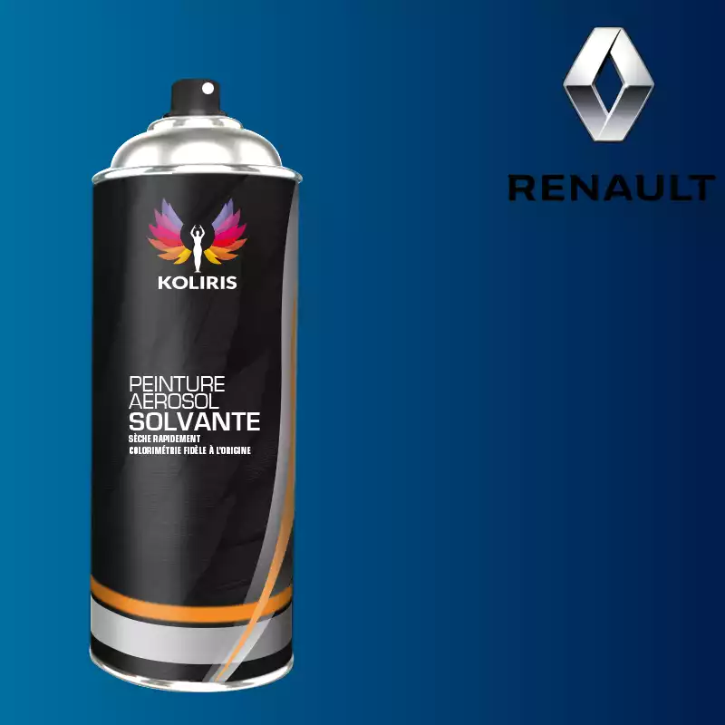 Bombe de peinture voiture solvant Renault 400ml