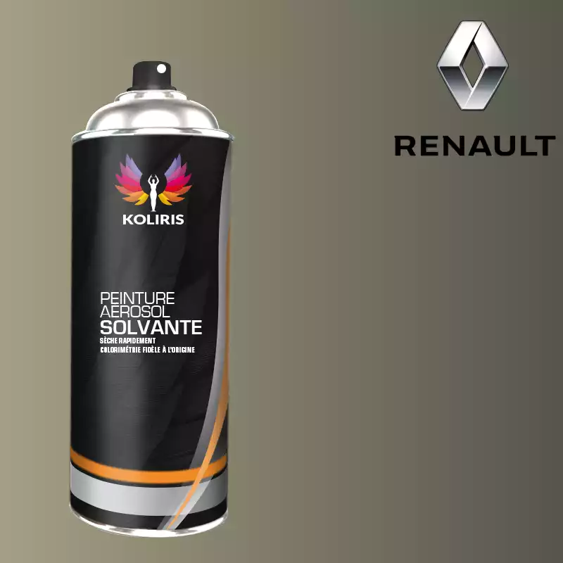 Bombe de peinture voiture solvant Renault 400ml