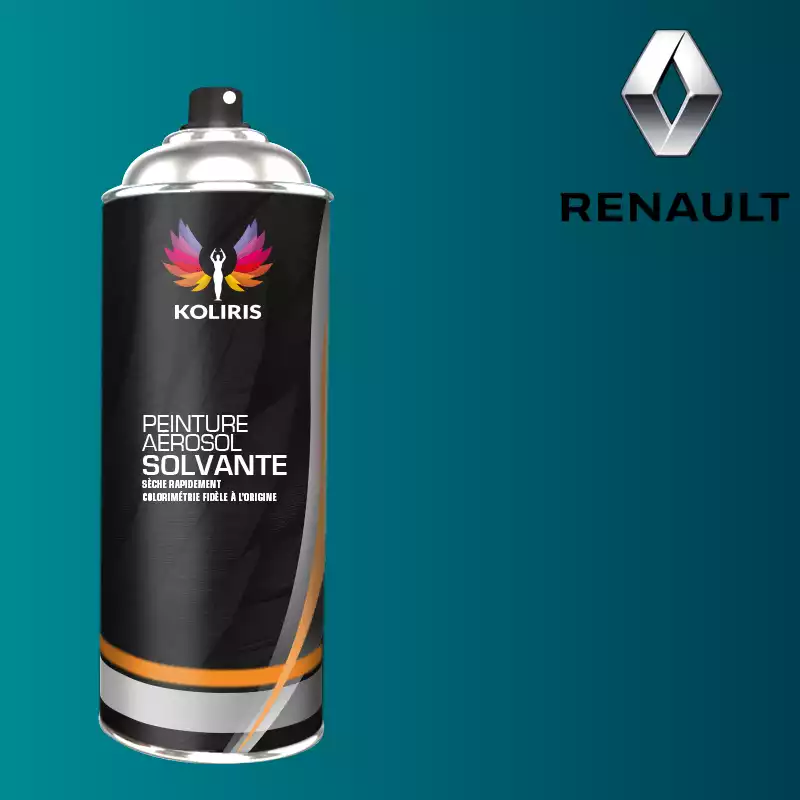 Bombe de peinture voiture solvant Renault 400ml