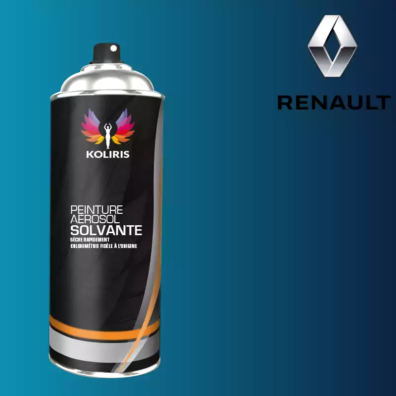 Bombe de peinture voiture solvant Renault 400ml