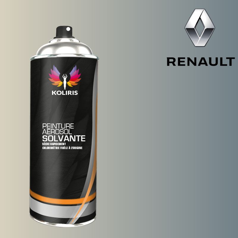 RENAULT GRIS BOREAL Met 632/Z12 - Aerosol Peinture De Base Bicouche