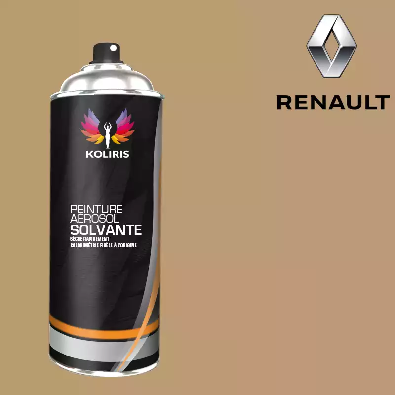 Bombe de peinture voiture solvant Renault 400ml