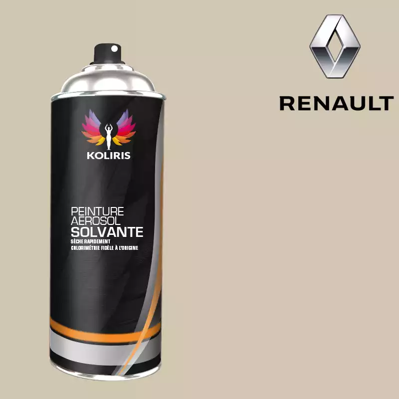 Bombe de peinture voiture solvant Renault 400ml