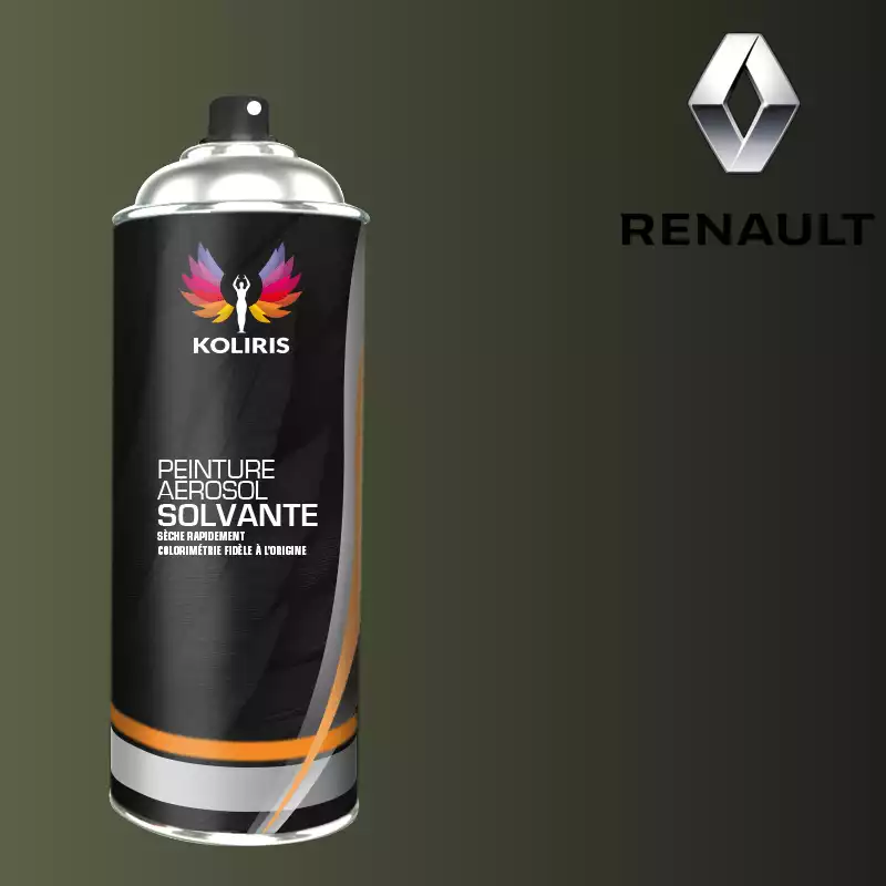 Bombe de peinture voiture solvant Renault 400ml