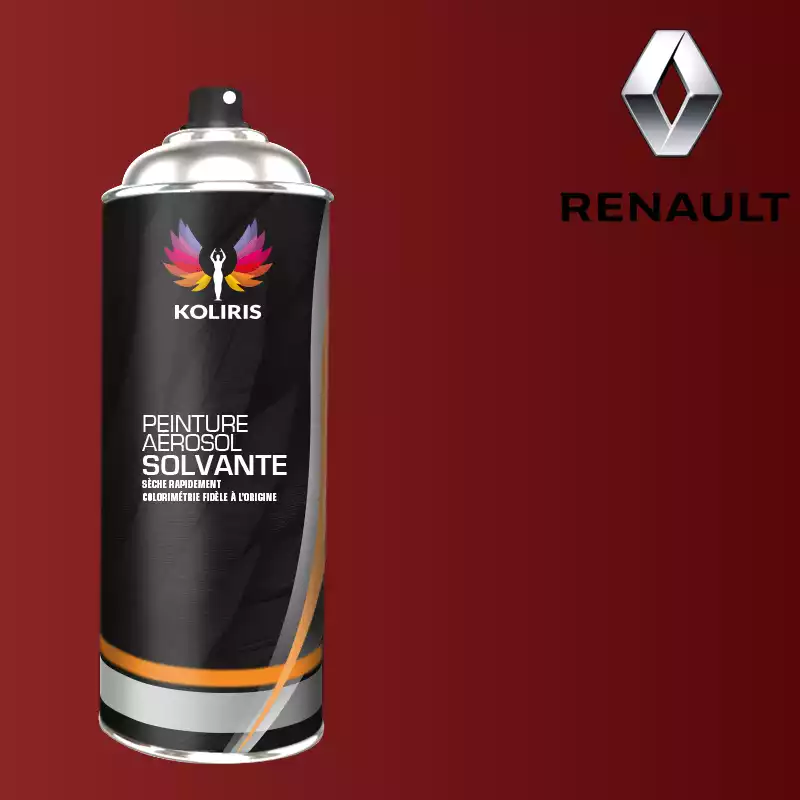 Bombe de peinture voiture solvant Renault 400ml