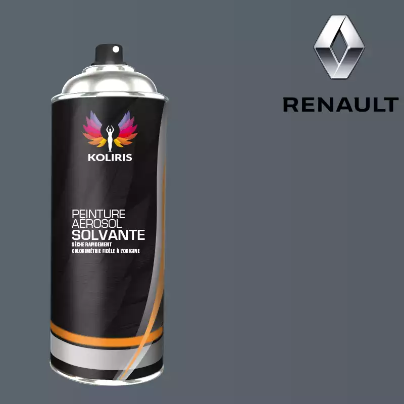 Bombe de peinture voiture solvant Renault 400ml