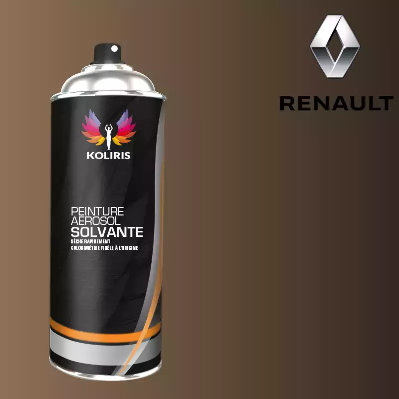 Bombe de peinture voiture solvant Renault 400ml