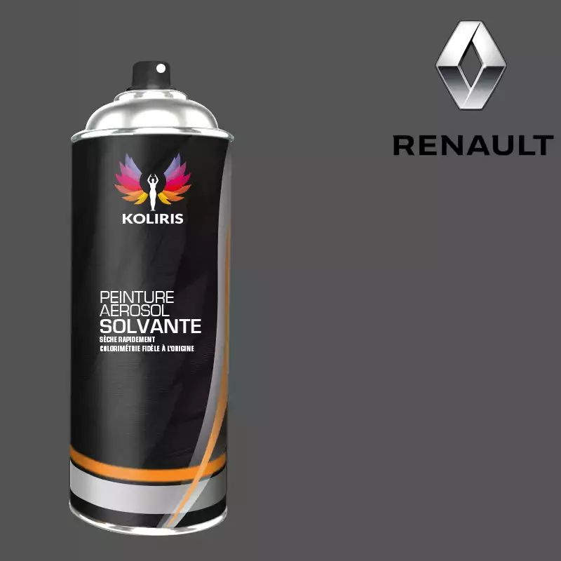 Bombe de peinture voiture solvant Renault 400ml