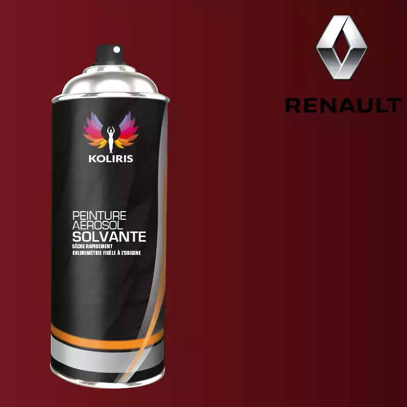 Bombe de peinture voiture solvant Renault 400ml