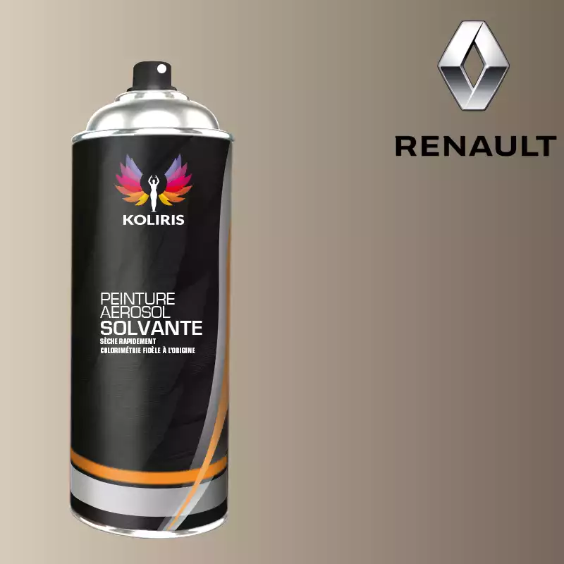 Bombe de peinture voiture solvant Renault 400ml