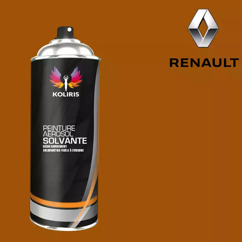 Bombe de peinture voiture solvant Renault 400ml