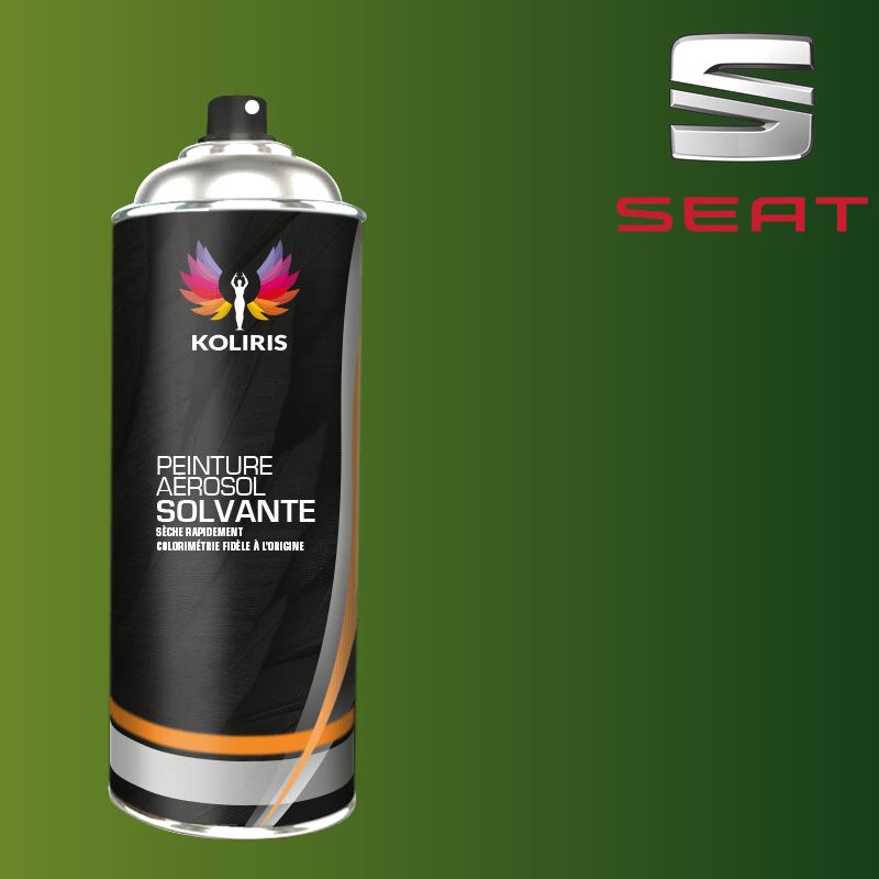 Bombe de peinture voiture solvant Seat 400ml