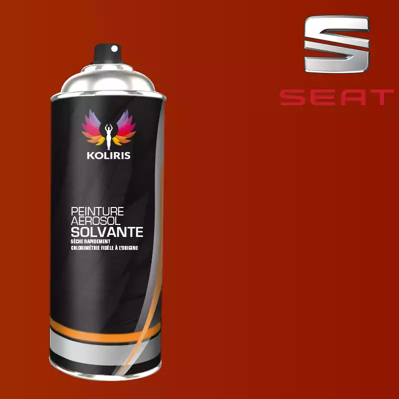 Bombe de peinture voiture solvant Seat 400ml