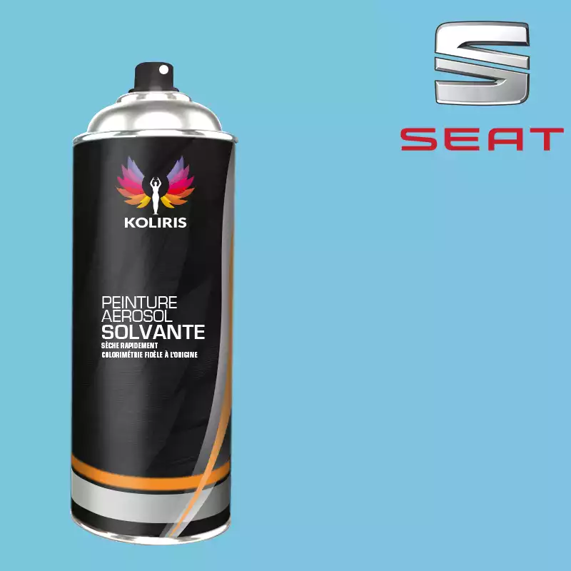 Bombe de peinture voiture solvant Seat 400ml