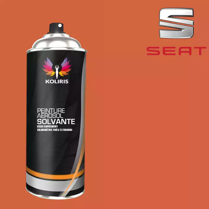 Bombe de peinture voiture solvant Seat 400ml