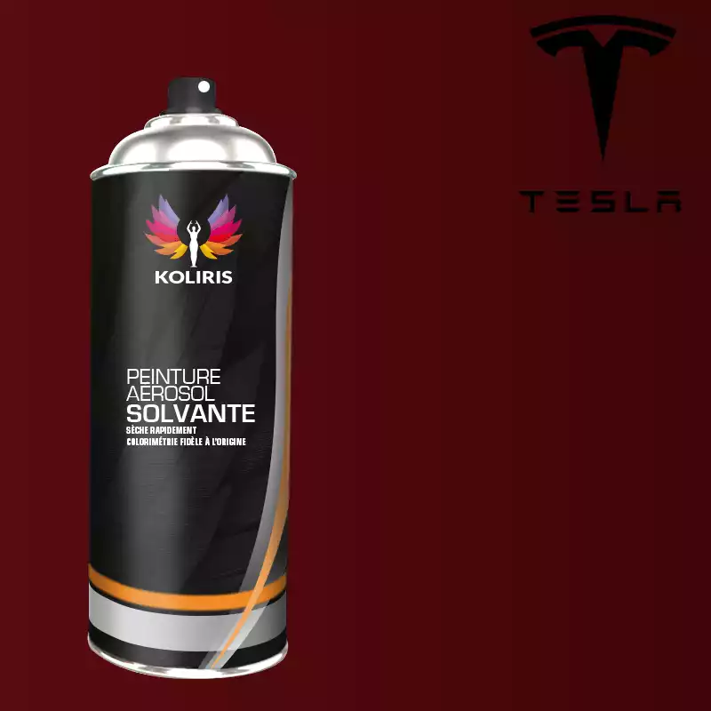 Bombe de peinture voiture solvant Tesla 400ml