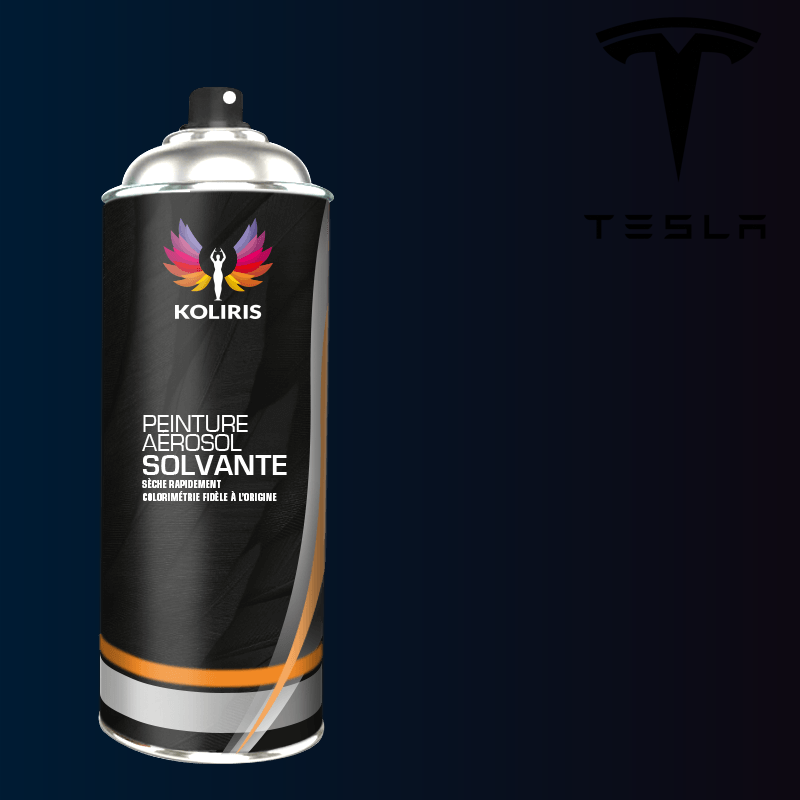 Bombe de peinture voiture solvant Tesla 400ml