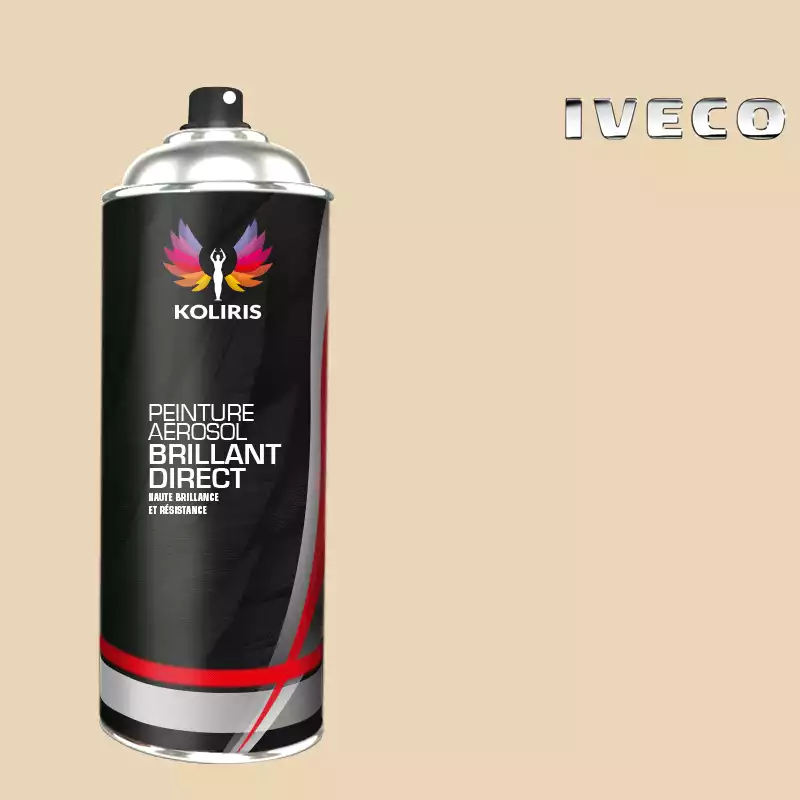 Bombe de peinture utilitaire 1K brillant Iveco 400ml