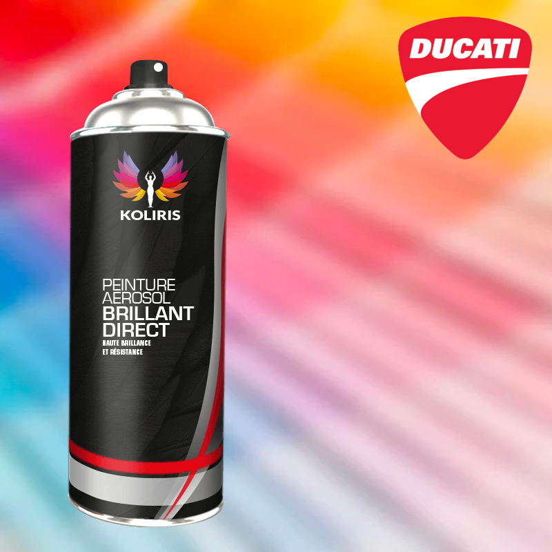 Bombe de peinture moto 1K brillant Ducati Moto 400ml