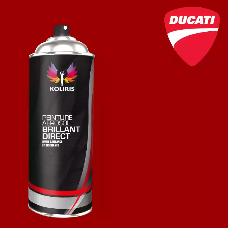 Bombe de peinture moto 1K brillant Ducati Moto 400ml