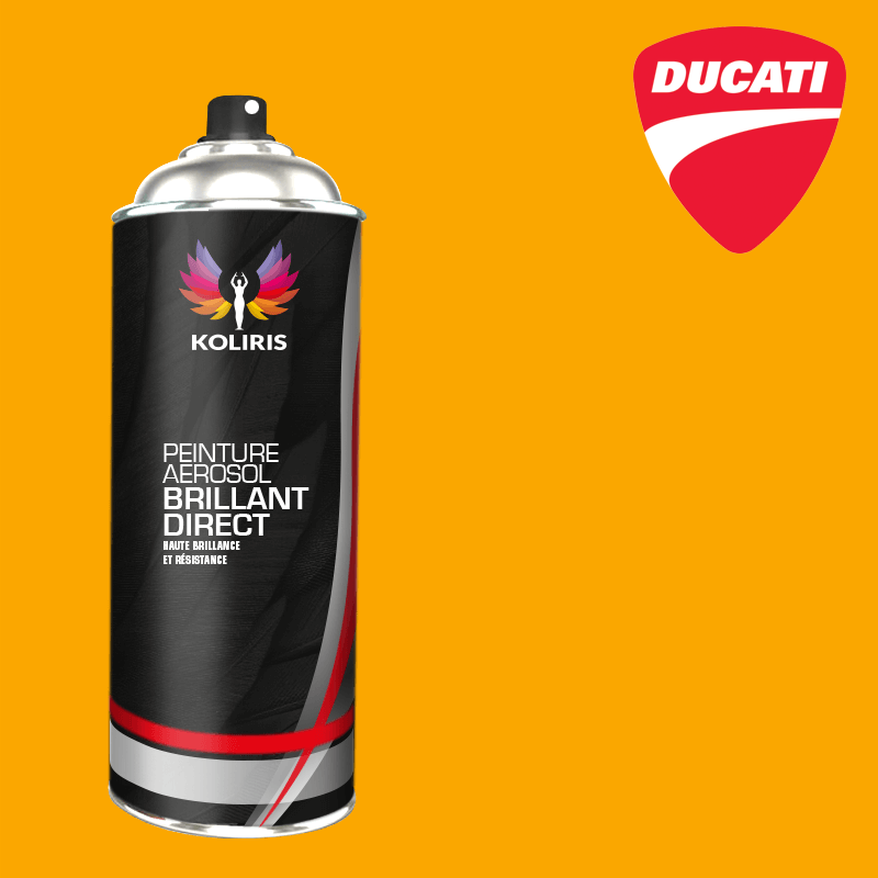 Bombe de peinture moto 1K brillant Ducati Moto 400ml