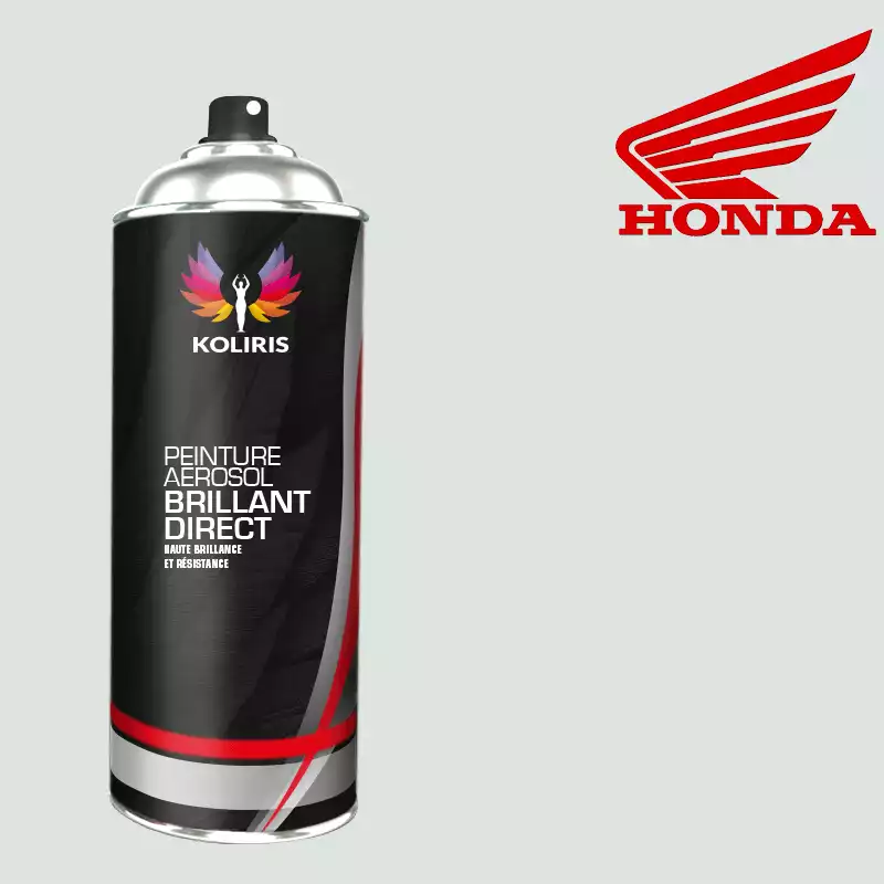 Bombe de peinture moto 1K brillant Honda Moto 400ml