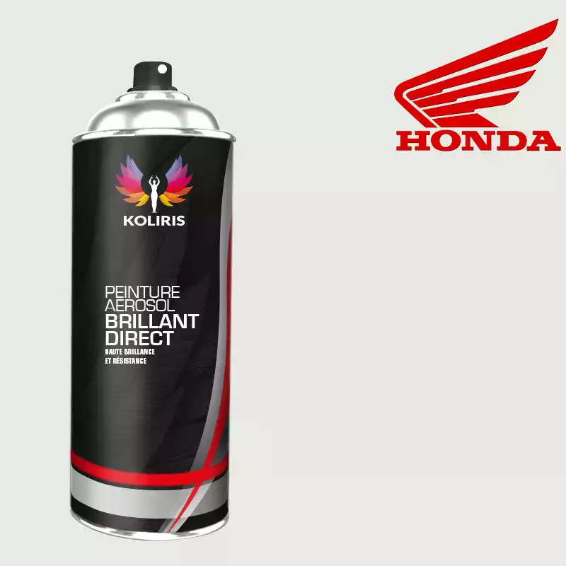 Bombe de peinture moto 1K brillant Honda Moto 400ml