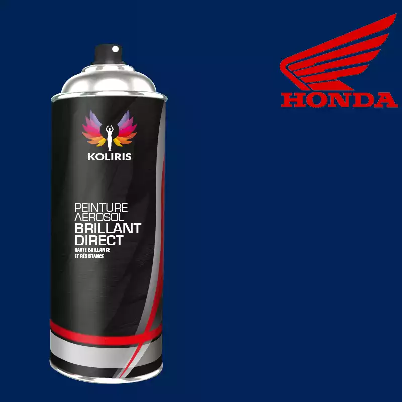 Bombe de peinture moto 1K brillant Honda Moto 400ml