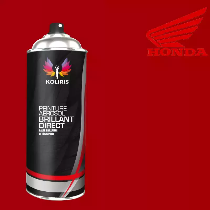 Bombe de peinture moto 1K brillant Honda Moto 400ml