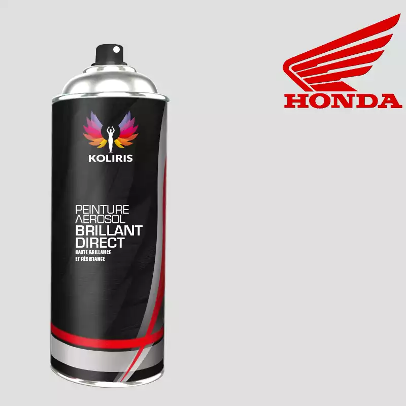 Bombe de peinture moto 1K brillant Honda Moto 400ml