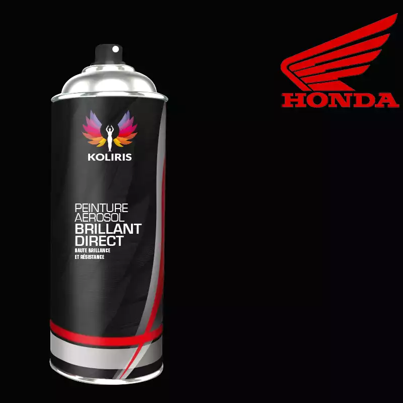 Bombe de peinture moto 1K brillant Honda Moto 400ml