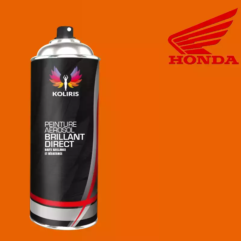 Bombe de peinture moto 1K brillant Honda Moto 400ml